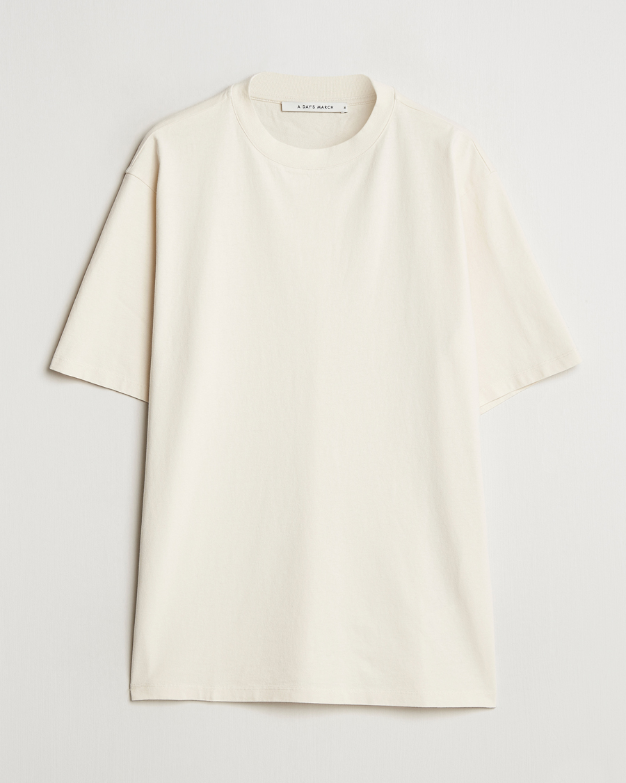 Homme | T-shirts | A Day's March | Tron Relaxed T-Shirt Off White