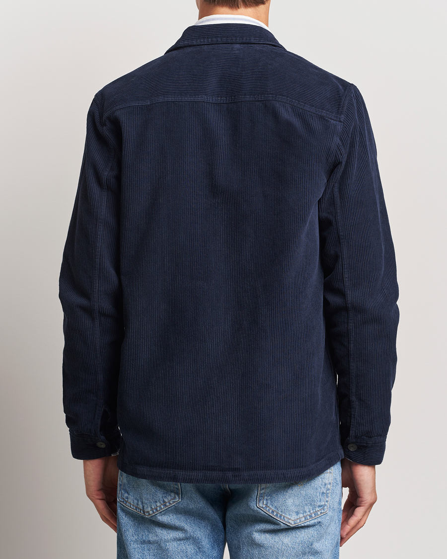 Homme | Chemises | A Day's March | Banagher Corduroy Overshirt Navy