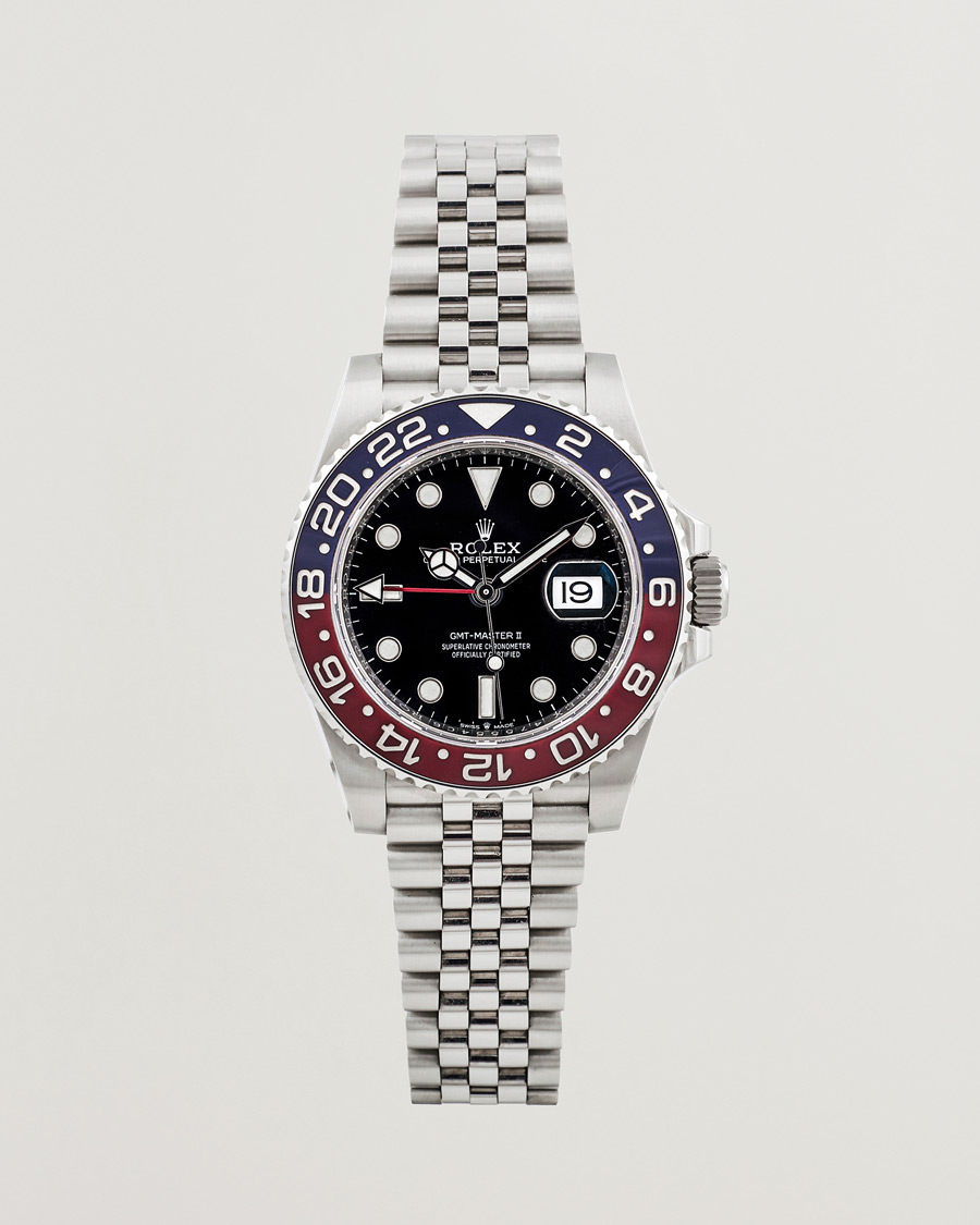 Homme | Rolex Pre-Owned GMT-MASTER II Silver | Rolex Pre-Owned | GMT-MASTER II Silver