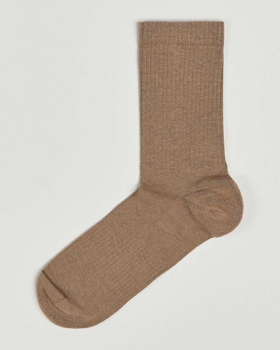 Heren | Ondergoed | Sweyd | Crew Cotton Socks Sand