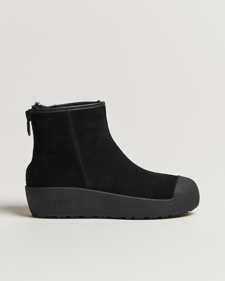 Homme | Bally Womens Guard III Soft Curling Boot Black | Bally | Womens Guard III Soft Curling Boot Black