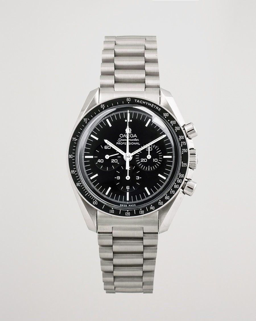 Homme | Omega Pre-Owned Speedmaster Moonwatch PRO 005 Steel Black Silver | Omega Pre-Owned | Speedmaster Moonwatch PRO 005 Steel Black Silver
