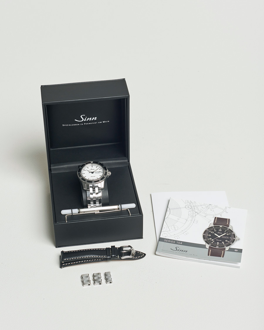 Homme | Sinn Pre-Owned 104 I W Pilot Watch 41mm Silver | Sinn Pre-Owned | 104 I W Pilot Watch 41mm Silver