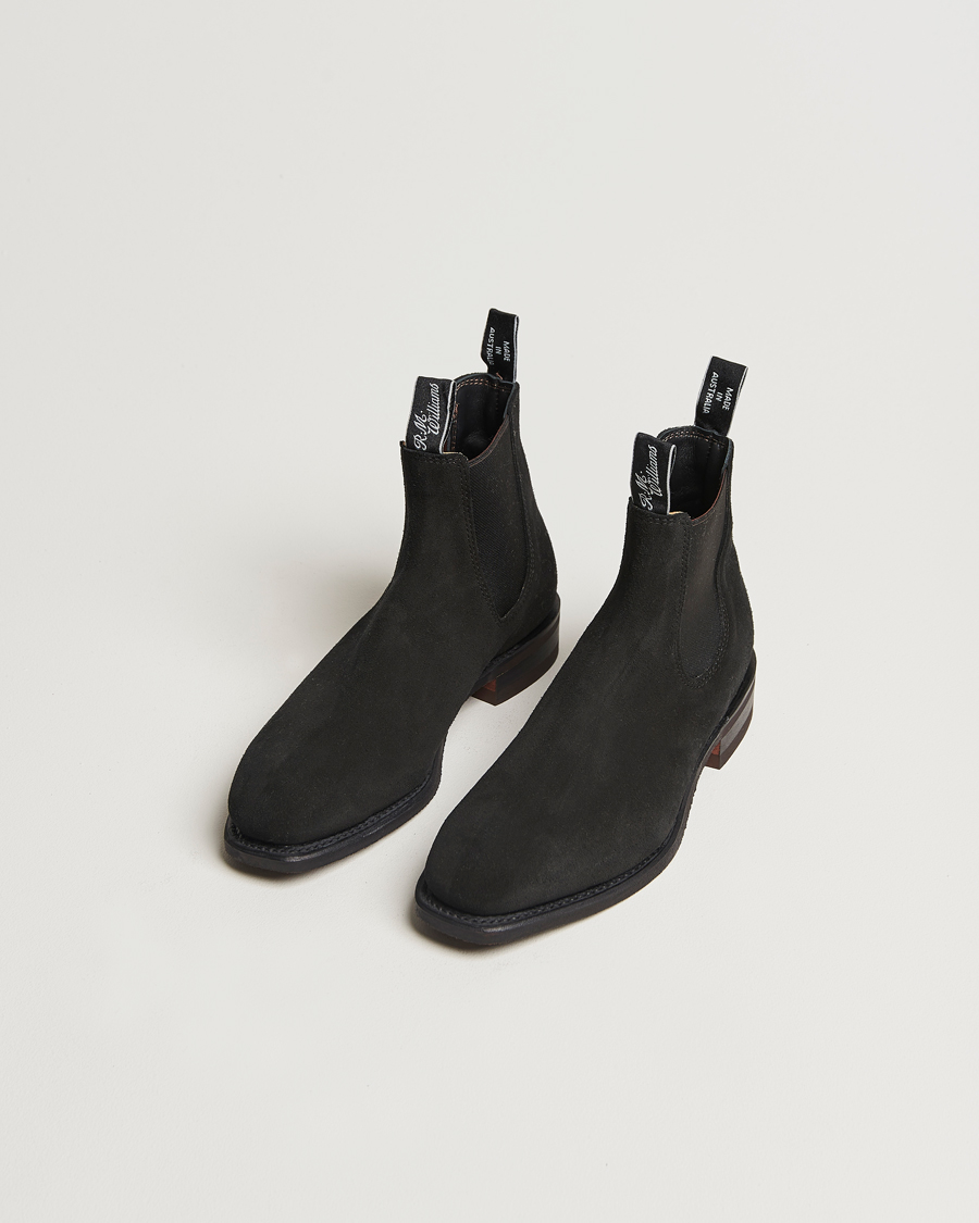 Homme | Bottes | R.M.Williams | Comfort Craftsman G Boot Black Suede