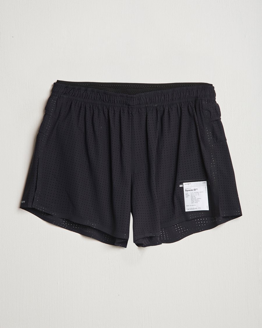 Heren | Korte broek | Satisfy | Space-O 2.5 Distance Shorts Black