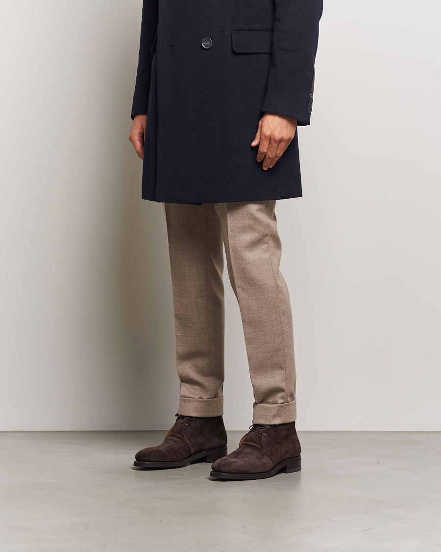 Heren | Oscar Jacobson Chukka Boots Chocolate Brown | Oscar Jacobson | Chukka Boots Chocolate Brown