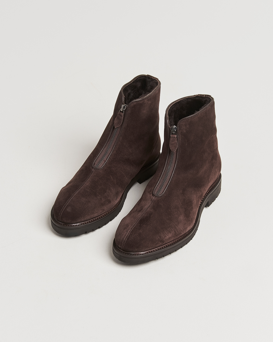 Homme | Bottes | Oscar Jacobson | Mountain Boots Chocolate Brown