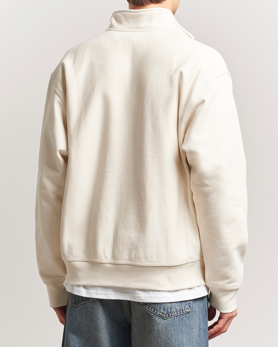 Homme | Pulls Et Tricots | Carhartt WIP | American Script Half Zip Sweatshirt Natural