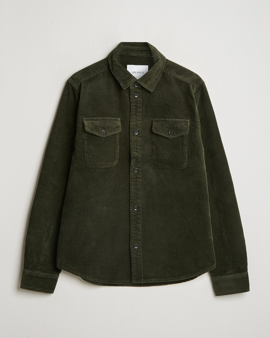 Homme | Chemises | LES DEUX | Kody Heavy Corduroy Overshirt Rosin