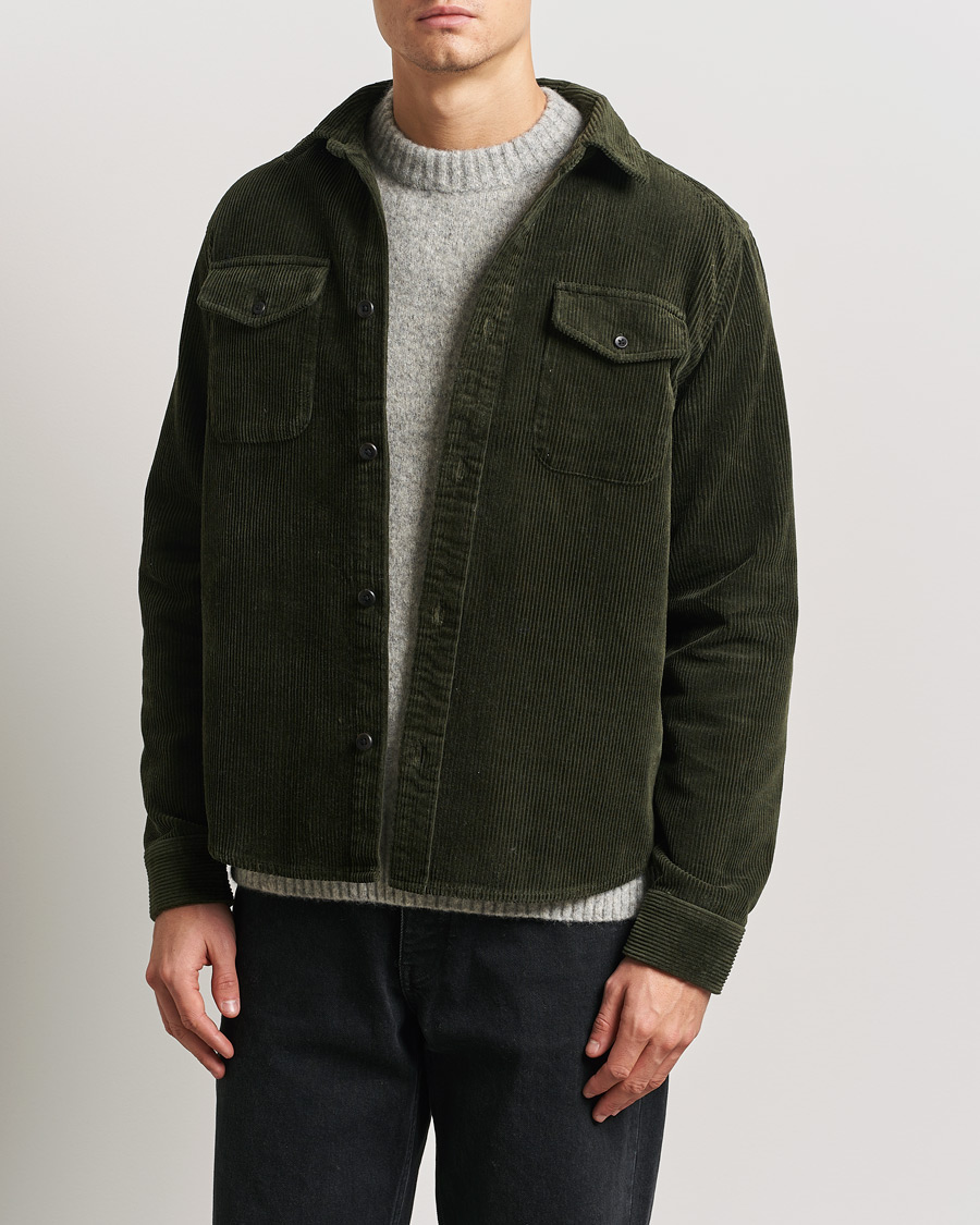 Homme | Chemises | LES DEUX | Kody Heavy Corduroy Overshirt Rosin