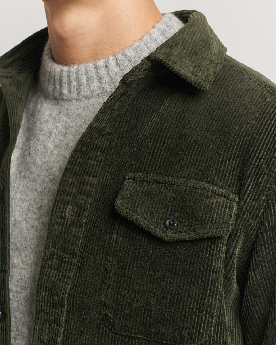 Homme | Chemises | LES DEUX | Kody Heavy Corduroy Overshirt Rosin