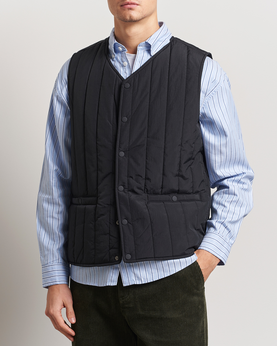 Homme | Manteaux Et Vestes | LES DEUX | Martin Nylon Paded Vest Black