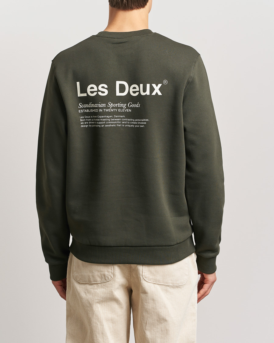 Heren | Truien | LES DEUX | Brody Printed Sweatshirt 2.0 Rosin