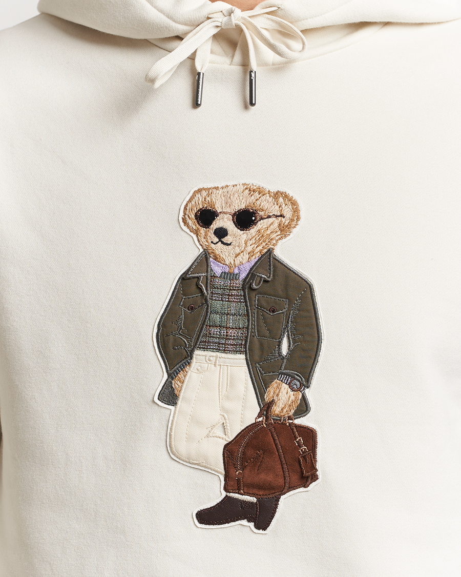 Homme | Pulls Et Tricots | Ralph Lauren Purple Label | Luxury Fleece Bear Hoodie Cream