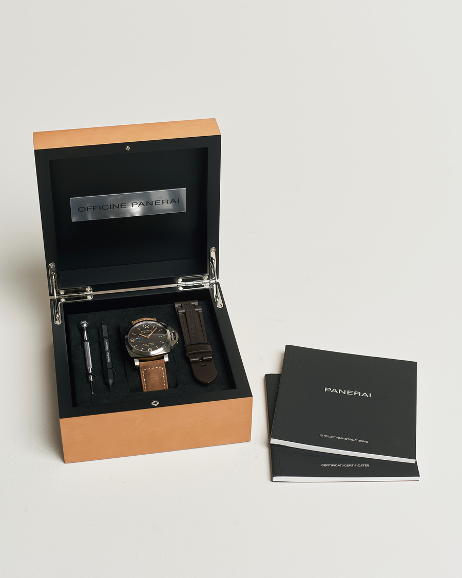 Heren | Panerai Pre-Owned Luminor Marina PAM01351 Silver | Panerai Pre-Owned | Luminor Marina PAM01351 Silver