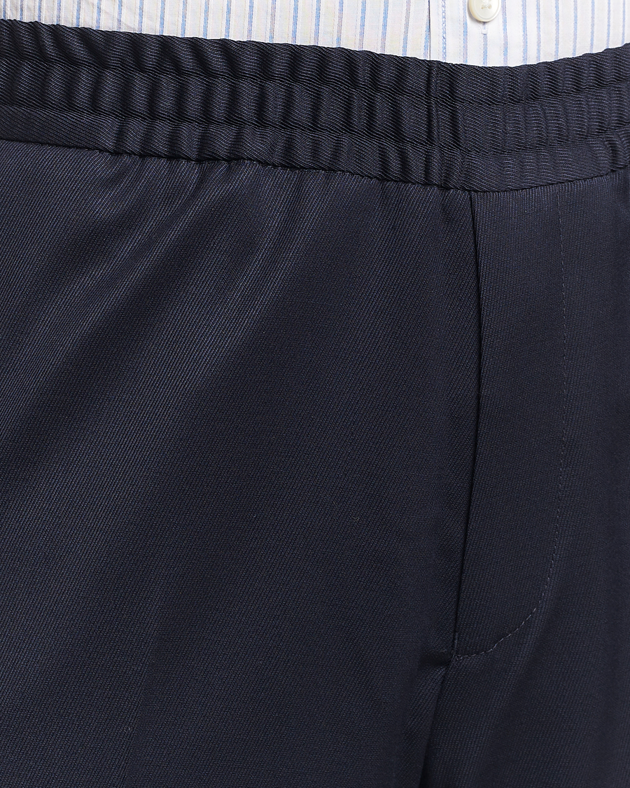 Heren | Broeken | Filippa K | Theo Relaxed Wool Trousers Navy