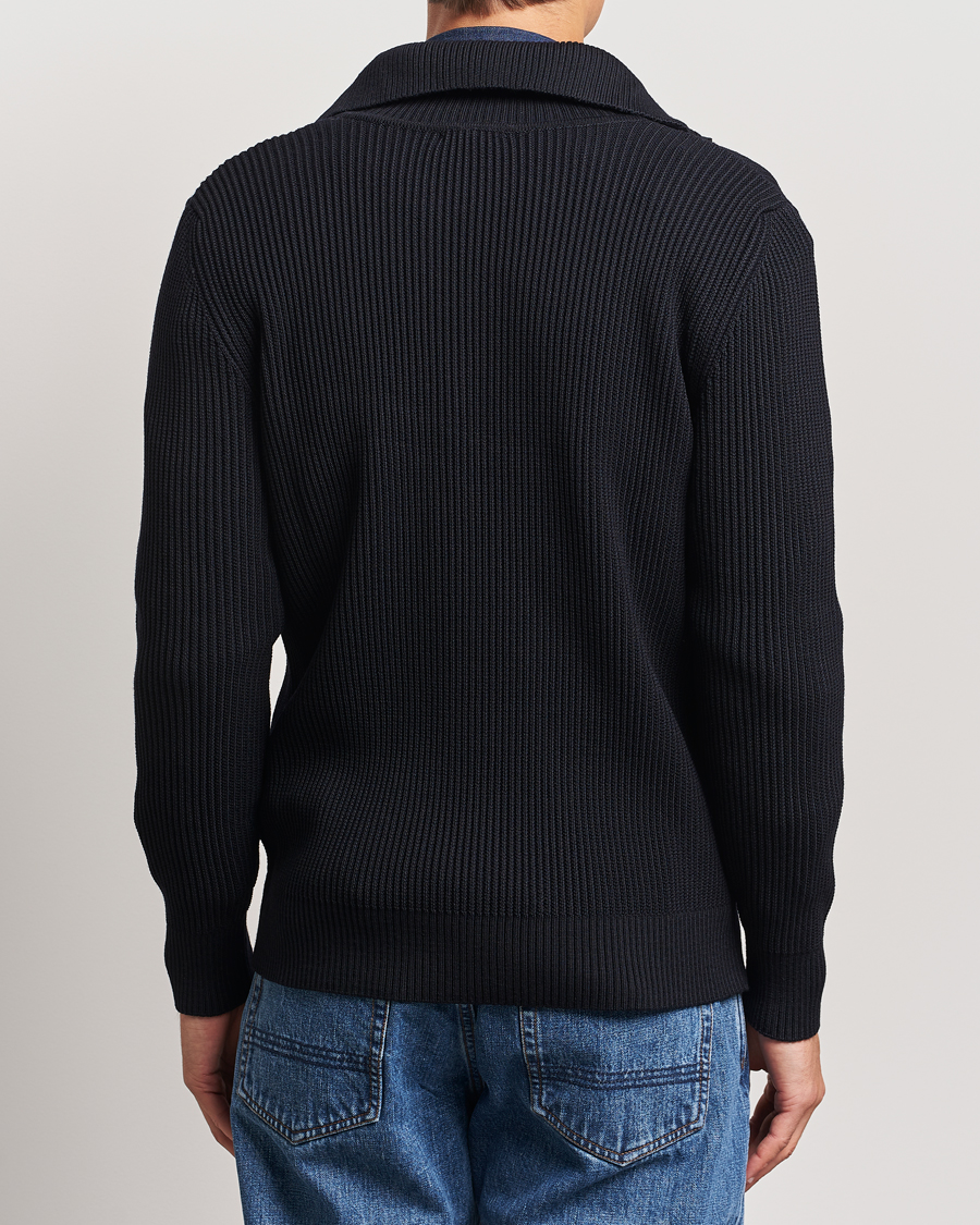 Homme | Pulls Et Tricots | S.N.S. Herning | Fender Wool Full Zip Navy Blue