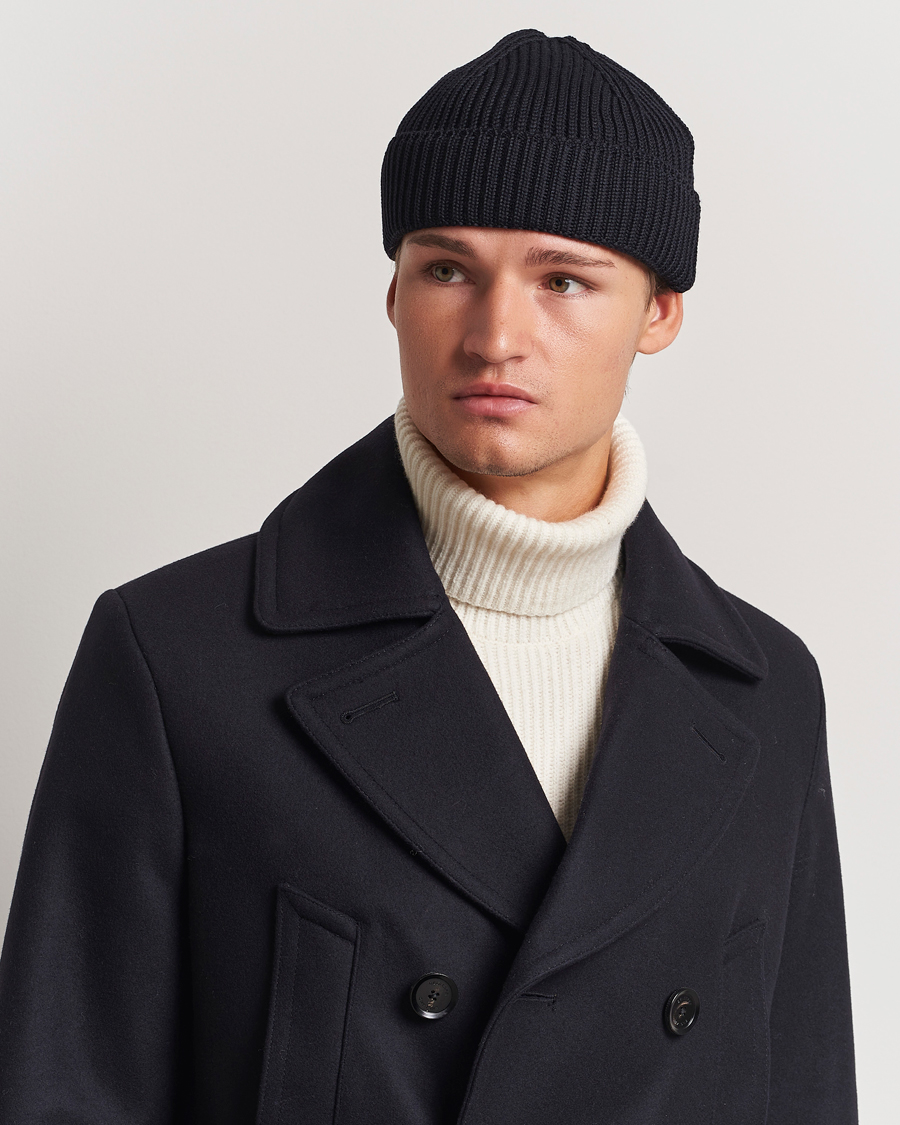 Homme | S.N.S. Herning Fender Merino Wool Hat Navy Blue | S.N.S. Herning | Fender Merino Wool Hat Navy Blue