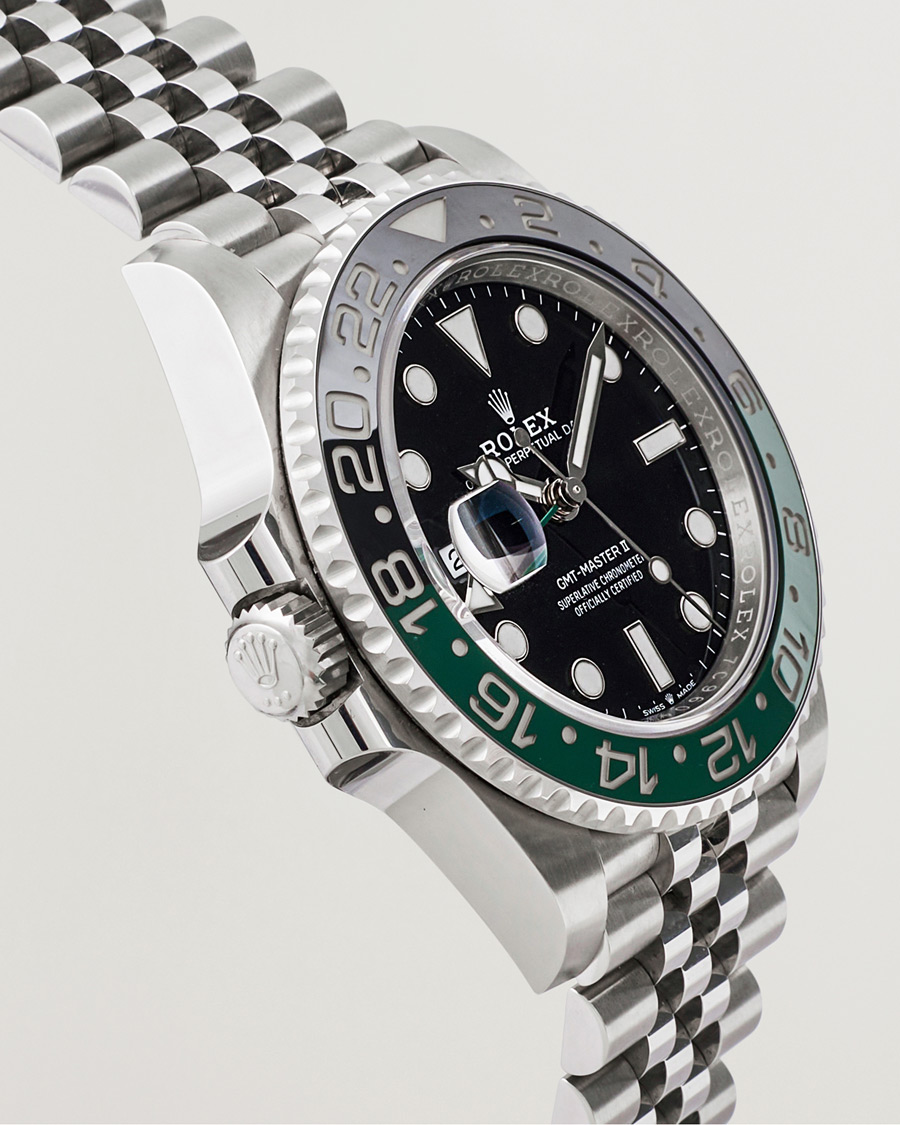 Homme | Rolex Pre-Owned GMT-Master II Sprite 126720VTNR Silver | Rolex Pre-Owned | GMT-Master II Sprite 126720VTNR Silver