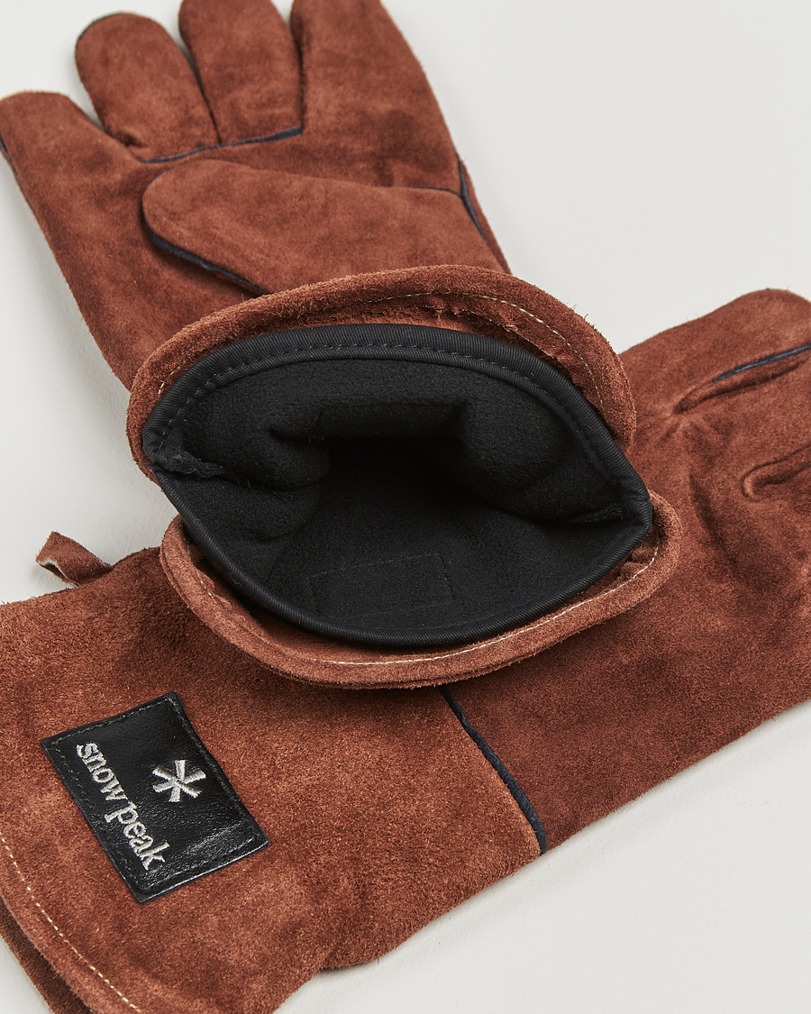 Heren | Outdoor living | Snow Peak | Fireside Gloves Brown