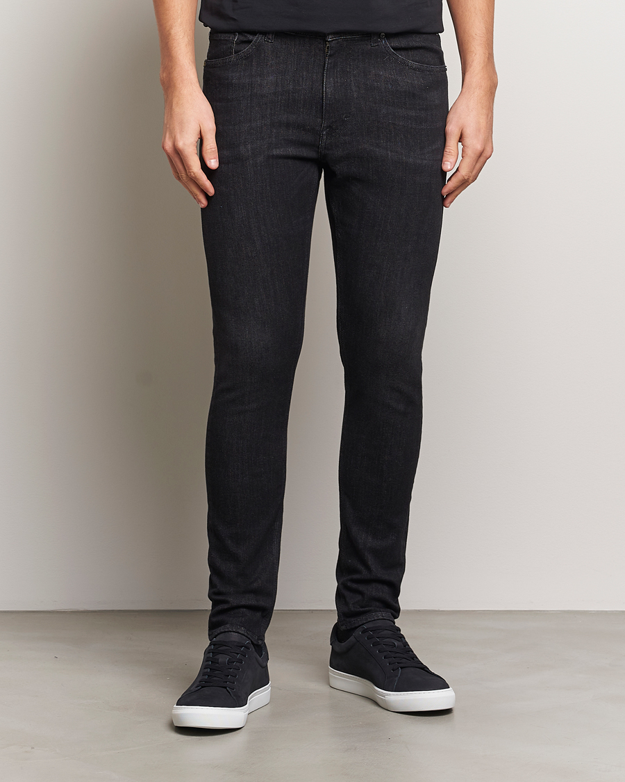 Homme | Jeans | Tiger of Sweden | Evolve Stretch Cotton Jeans Washed Black