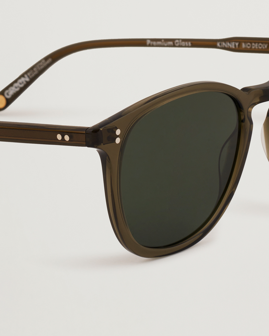 Heren | Zonnebrillen | Garrett Leight | Kinney 49 Sunglasses Olive/Green