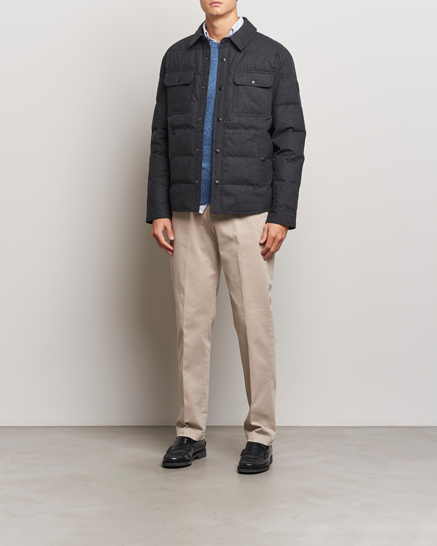 Heren | Jassen | Polo Ralph Lauren | Lewis Quilted Insulated Shirt Jacket Dark Charcoal