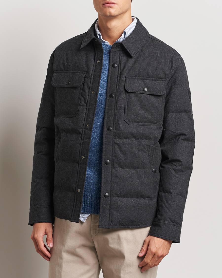 Heren | Jassen | Polo Ralph Lauren | Lewis Quilted Insulated Shirt Jacket Dark Charcoal