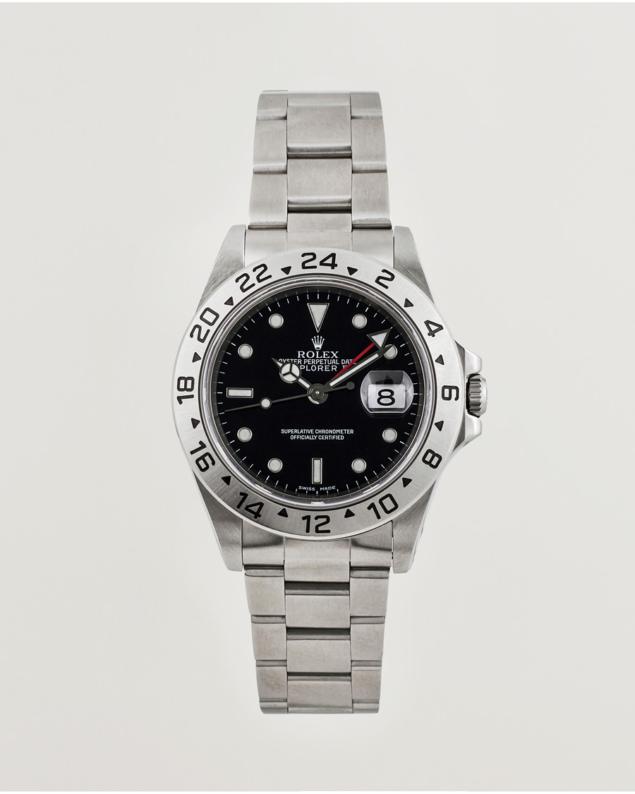 Heren | Rolex Pre-Owned Explorer II 16570 Silver | Rolex Pre-Owned | Explorer II 16570 Silver