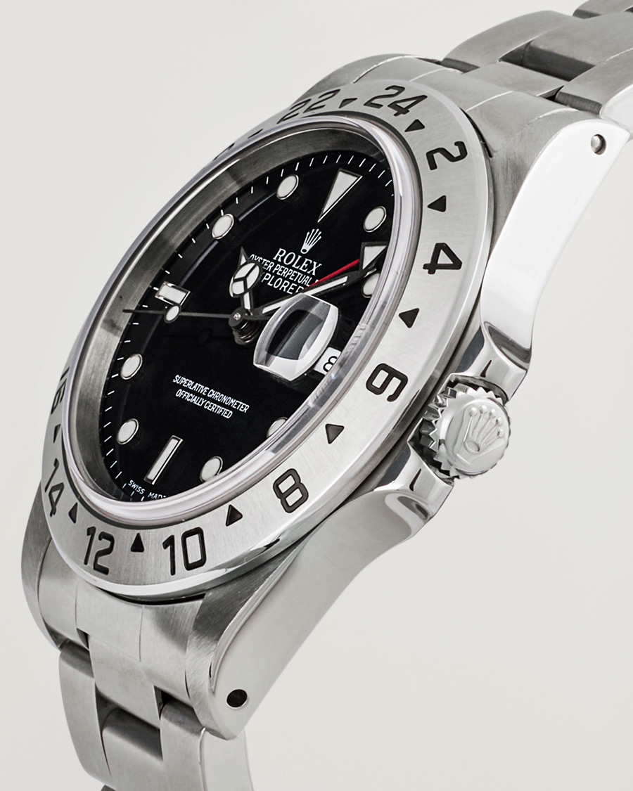 Heren | Rolex Pre-Owned Explorer II 16570 Silver | Rolex Pre-Owned | Explorer II 16570 Silver