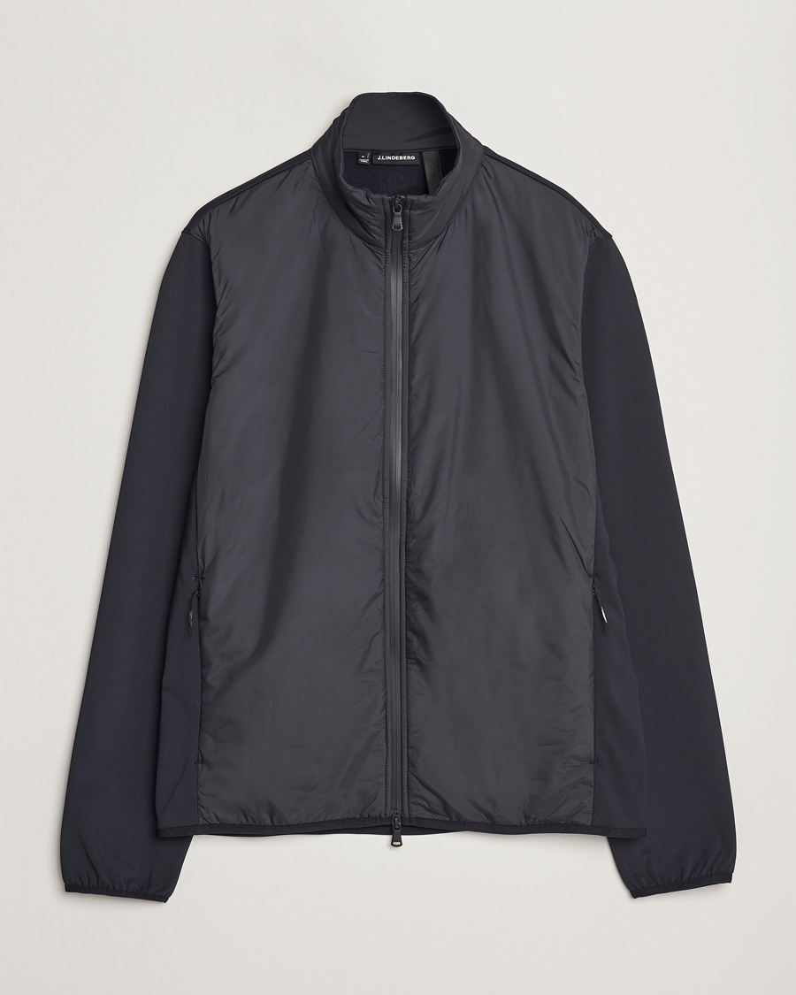 Heren | Jassen | J.Lindeberg | Davida Hybrid Jacket Black