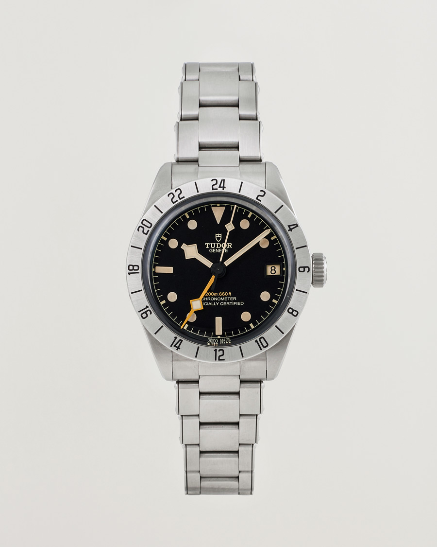 Heren | Tudor Pre-Owned Black Bay GMT 79470 Silver | Tudor Pre-Owned | Black Bay GMT 79470 Silver