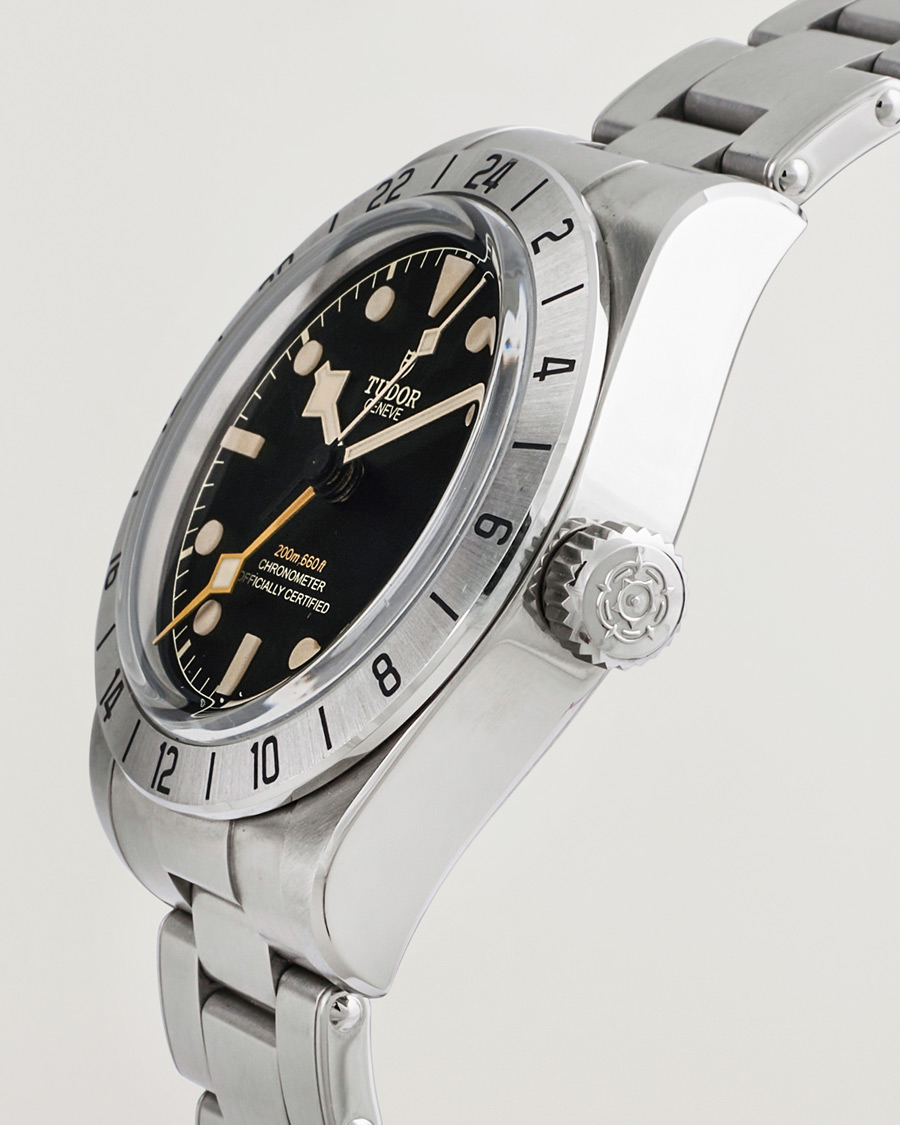 Heren | Tudor Pre-Owned Black Bay GMT 79470 Silver | Tudor Pre-Owned | Black Bay GMT 79470 Silver