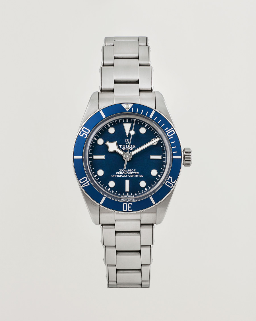 Heren | Tudor Pre-Owned Black Bay Fifty-Eight 79030B Steel Blue Silver | Tudor Pre-Owned | Black Bay Fifty-Eight 79030B Steel Blue Silver