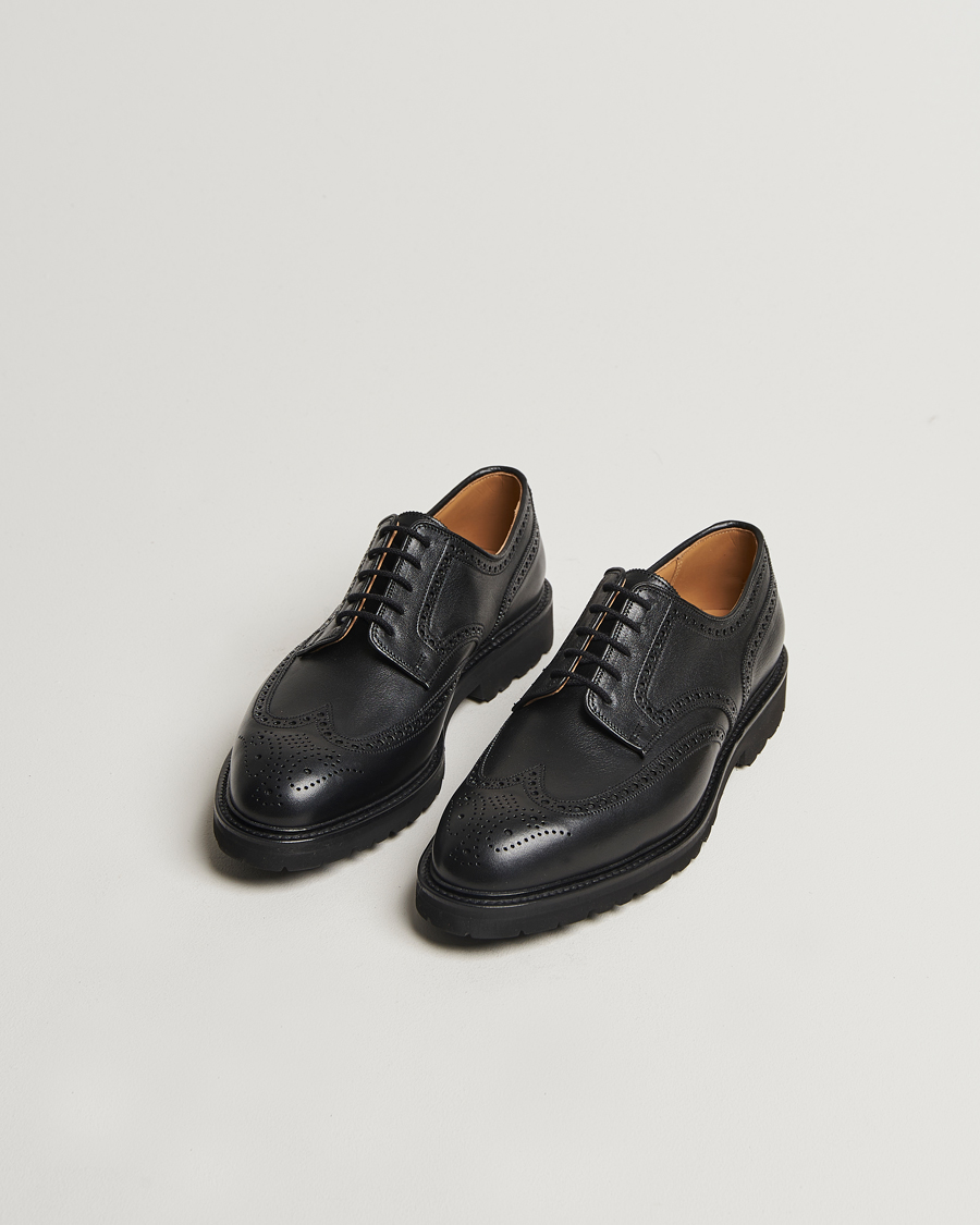 Heren | Crockett & Jones Pembroke Milled Grain Vibram Vi-Lite Black | Crockett & Jones | Pembroke Milled Grain Vibram Vi-Lite Black