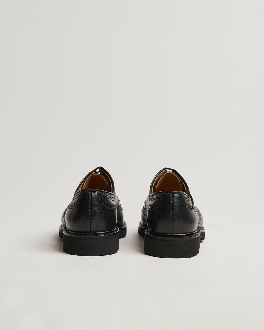 Heren | Crockett & Jones Pembroke Milled Grain Vibram Vi-Lite Black | Crockett & Jones | Pembroke Milled Grain Vibram Vi-Lite Black