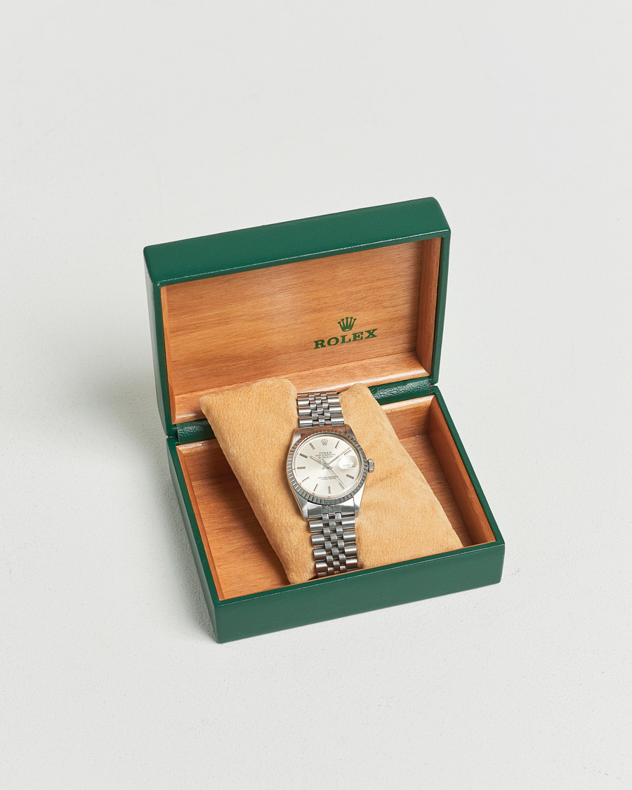 Heren | Rolex Pre-Owned Datejust 16030 Silver | Rolex Pre-Owned | Datejust 16030 Silver