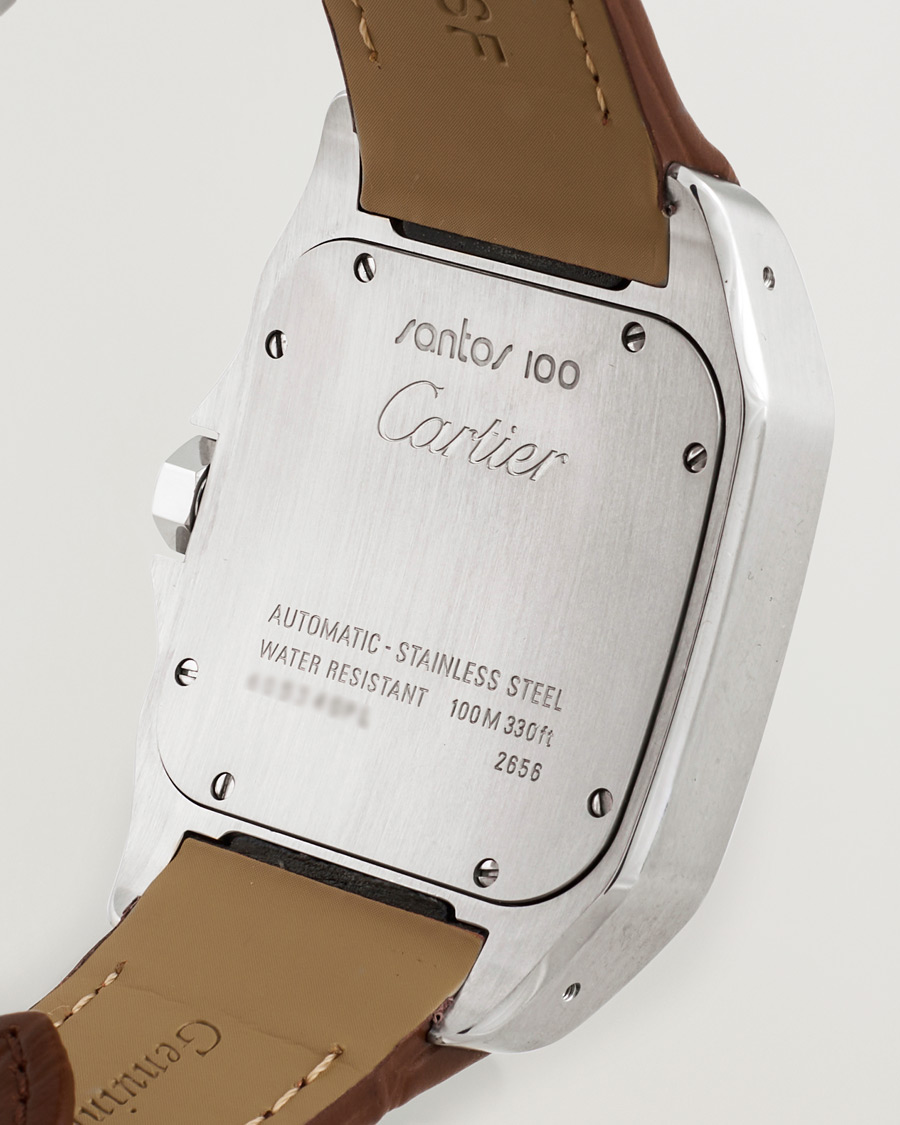 Heren | Cartier Pre-Owned Santos 100 Silver | Cartier Pre-Owned | Santos 100 Silver