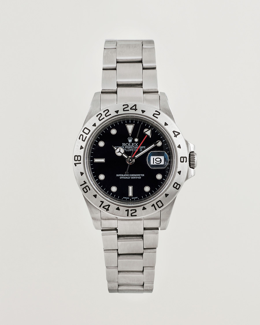 Homme | Rolex Pre-Owned Explorer II 16570 Silver | Rolex Pre-Owned | Explorer II 16570 Silver