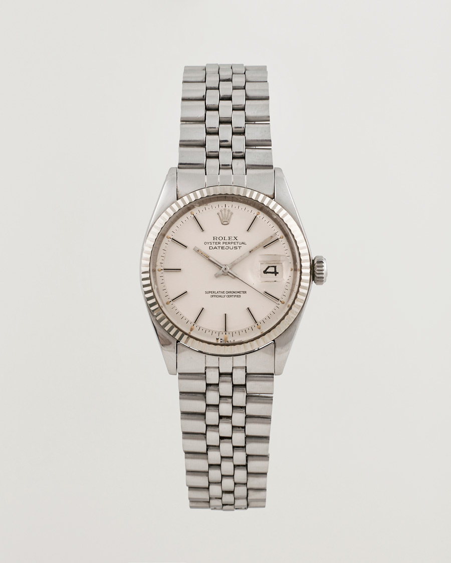Homme | Rolex Pre-Owned Datejust 1603 Silver | Rolex Pre-Owned | Datejust 1603 Silver