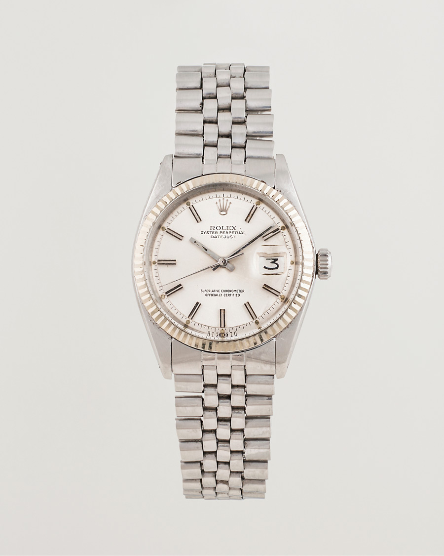Homme | Rolex Pre-Owned Datejust 1601 Silver | Rolex Pre-Owned | Datejust 1601 Silver