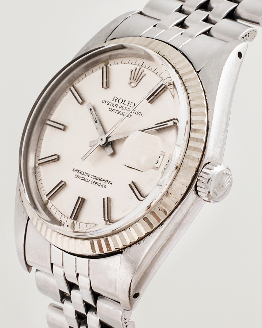 Homme | Rolex Pre-Owned Datejust 1601 Silver | Rolex Pre-Owned | Datejust 1601 Silver