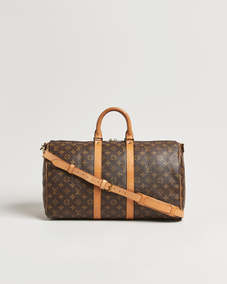 Homme | Louis Vuitton Pre-Owned Keepall Bandoulière 45 Monogram | Louis Vuitton Pre-Owned | Keepall Bandoulière 45 Monogram