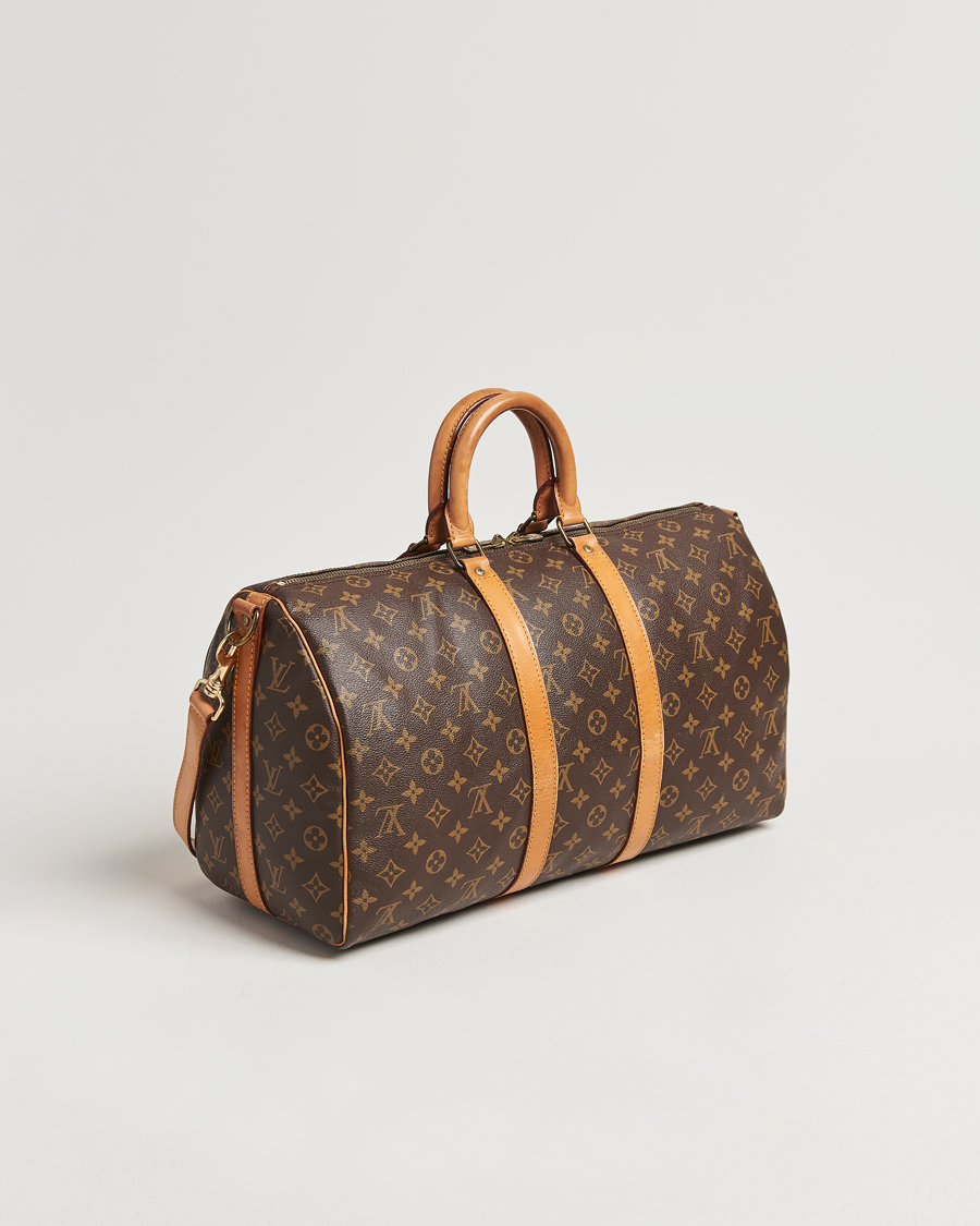 Homme | Louis Vuitton Pre-Owned Keepall Bandoulière 45 Monogram | Louis Vuitton Pre-Owned | Keepall Bandoulière 45 Monogram