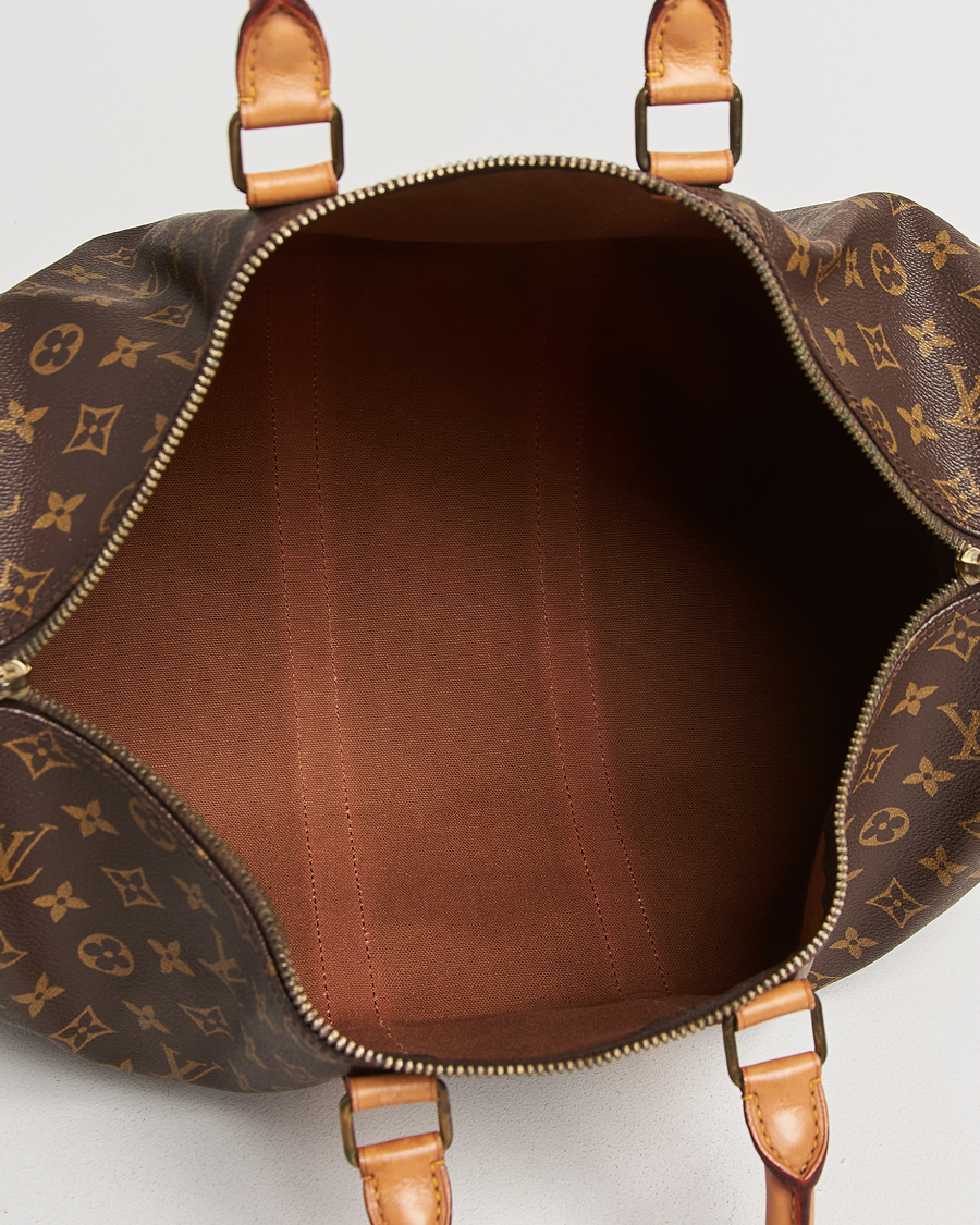Homme | Louis Vuitton Pre-Owned Keepall Bandoulière 45 Monogram | Louis Vuitton Pre-Owned | Keepall Bandoulière 45 Monogram