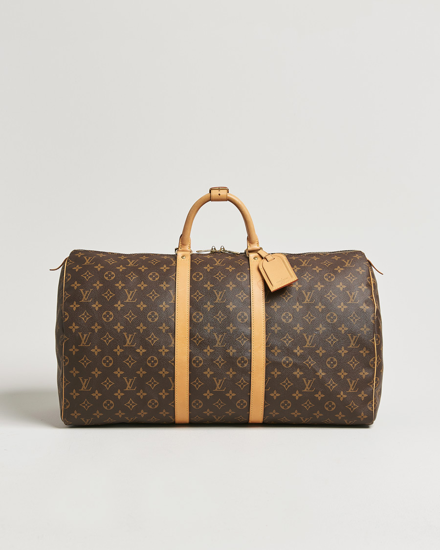 Heren | Louis Vuitton Pre-Owned Keepall 55 Monogram | Louis Vuitton Pre-Owned | Keepall 55 Monogram