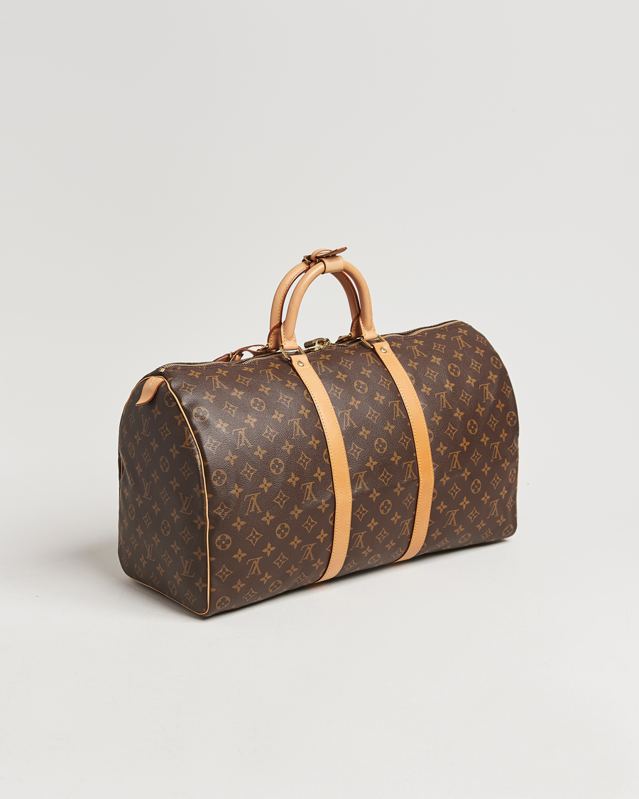 Homme | Louis Vuitton Pre-Owned Keepall 50 Monogram | Louis Vuitton Pre-Owned | Keepall 50 Monogram