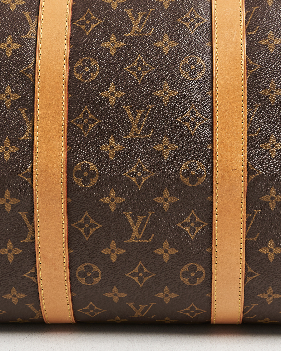 Homme | Louis Vuitton Pre-Owned Keepall Bandoulière 55 Monogram | Louis Vuitton Pre-Owned | Keepall Bandoulière 55 Monogram