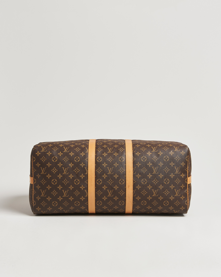 Homme | Louis Vuitton Pre-Owned Keepall Bandoulière 55 Monogram | Louis Vuitton Pre-Owned | Keepall Bandoulière 55 Monogram