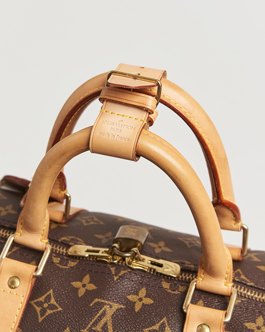 Homme | Louis Vuitton Pre-Owned Keepall Bandoulière 55 Monogram | Louis Vuitton Pre-Owned | Keepall Bandoulière 55 Monogram